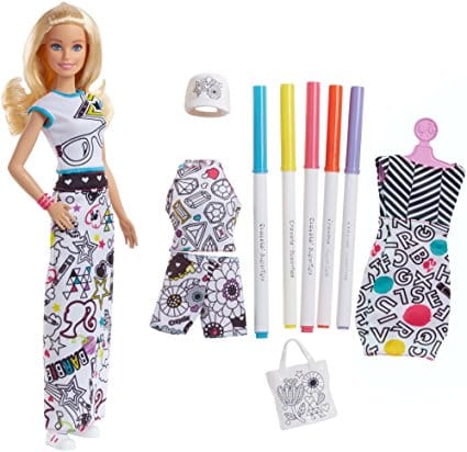Barbie Crayola Color-In Fashion Doll and Fashions 1